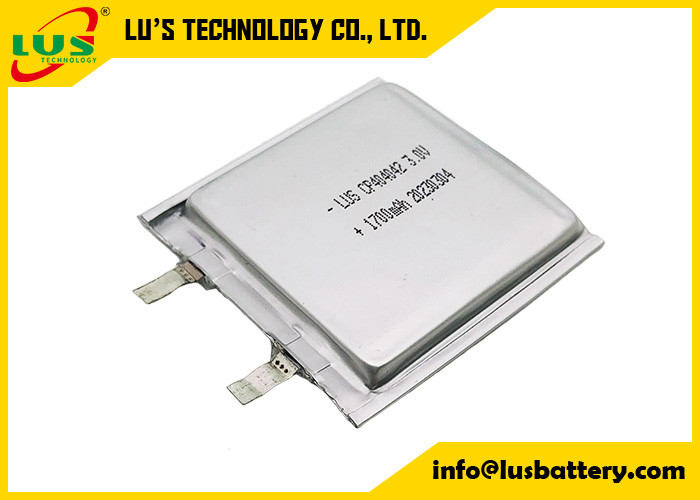 3V Lithiumbatterij Ultra Slim Batterijen 1700mAh CP404040 Lithium metalen batterijcel in zachte verpakking