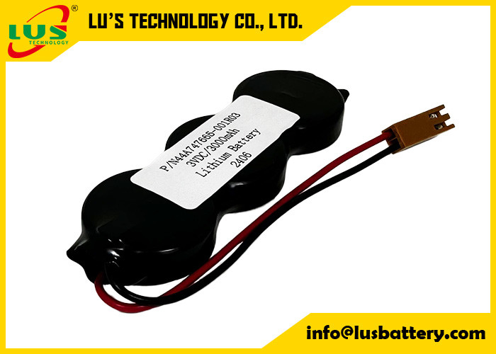 P/N44A747665-001R03 3VDC 3000mah lithiumbatterij CR2477-3P muntcel batterijpakket OEM