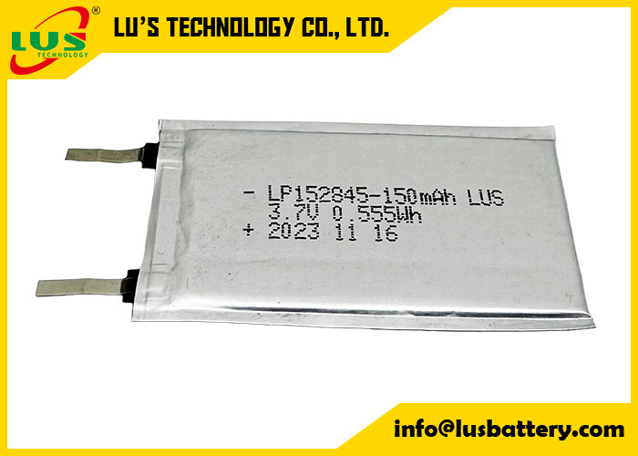 LP152845 3,7V oplaadbare polymer lithium-ion batterij 150mah LiPo batterij LP152845 3,7V