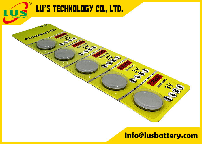 3V Lithium Coin Cell Batterijen CR2025 Afstandsbatterijen 5-pakket IEC-CR2025 lithiumbatterijen