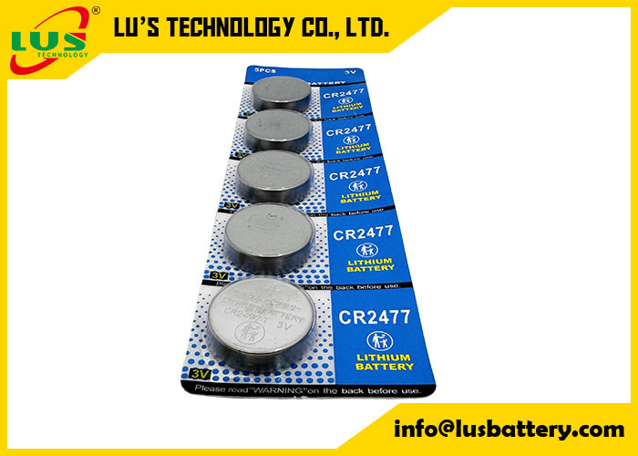 CR2477 3V Lithium Cell Battery vervanging voor CR2477-T5 Battery 3.0V Lithium PLC batterijen 1100mah