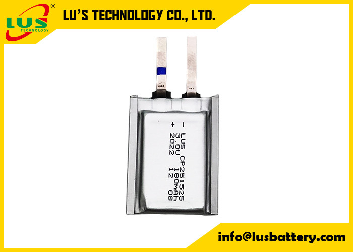Lithium Manganese Dioxide batterij leverancier Cp251525 3.0V 150mAh LiMnO2 Ultra-dunne cel 3V