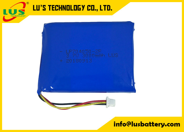 3.7v 1600mah 704050 lipo batterij oplaadbare lithium polymer batterij LP70450-2P 3000mah