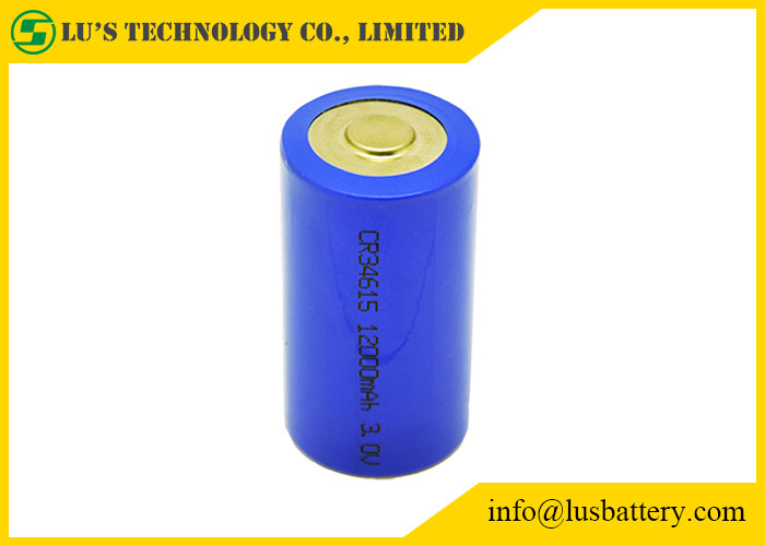 Van de het Lithiumbatterij 3.0v 12000mah CR34615 van CR34615 3V 12ah de Primaire Machtstype Li-MnO Vorm van de de Groottecilinder van D