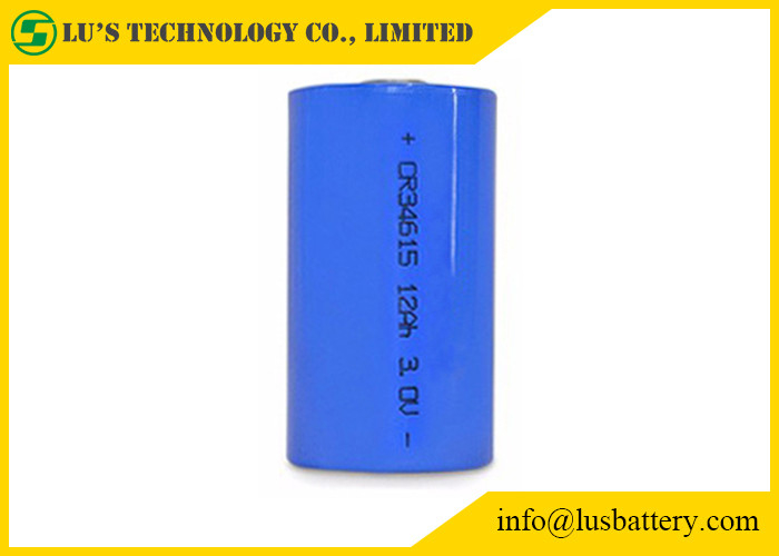 Van de het Lithiumbatterij 3.0v 12000mah CR34615 van CR34615 3V 12ah de Primaire Machtstype Li-MnO Vorm van de de Groottecilinder van D