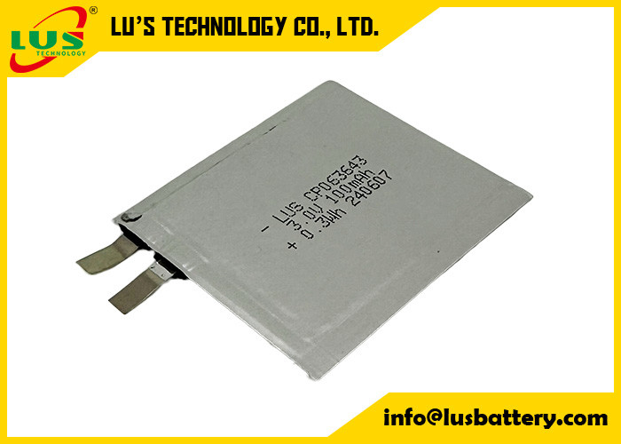 CP063643 3,0 volt 100mAh Kleine lithiumbatterie 3V CP063643 Ultrathinbatterij voor IoT/RFID