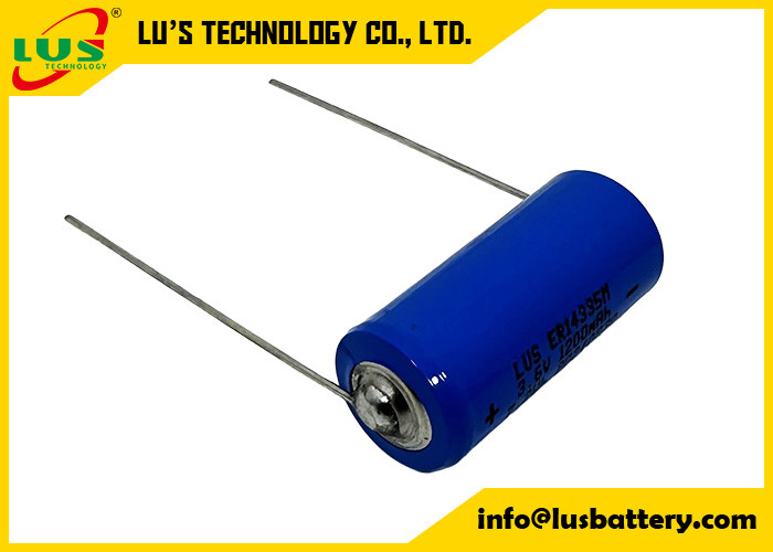 3.6V 2/3AA ER14335M Lithium Thionyl Chloride batterijen met op maat gemaakte terminals ER14335M batterijen