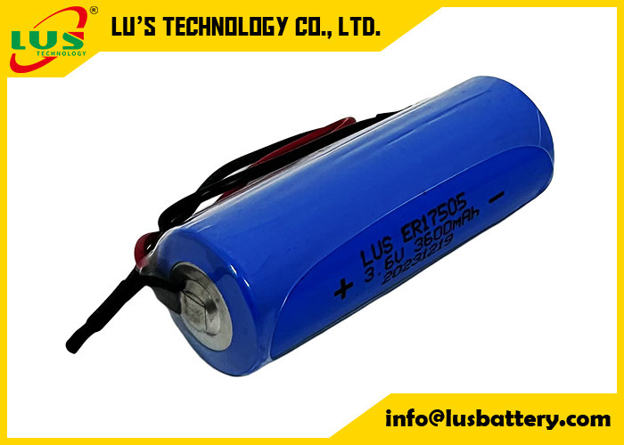 Niet-oplaadbare batterij 3600mAh 3.6 volt ER17505 Lithium Thionyl Chloride