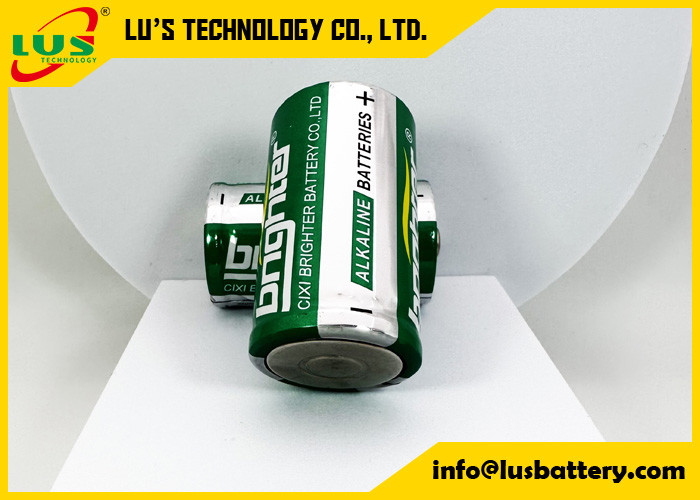 Grootte D: droge cellenbatterij 1,5 V: alkalische batterij AM1: alkalische cellen LR20: batterij 1,5 V:
