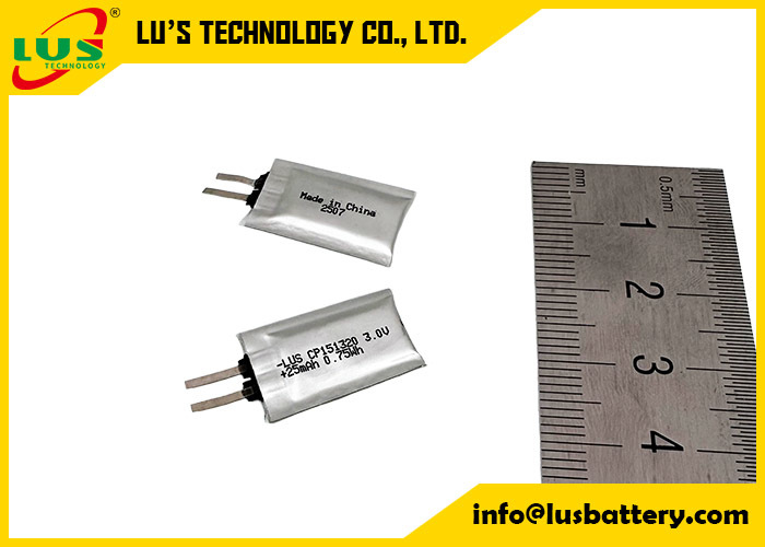 Ultra Thin Cell batterij 3.0V 25mAh Cp151320 Primaire Lithiumbatterij CP151220 limno2 batterij