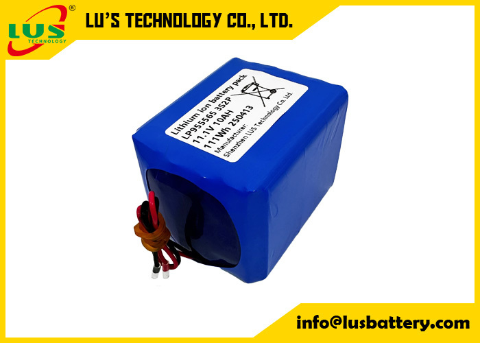 LP955565 Oplaadbare batterijpack 11,1V 10AH Li-Po batterij 3S2P 955565 polymeer batterij