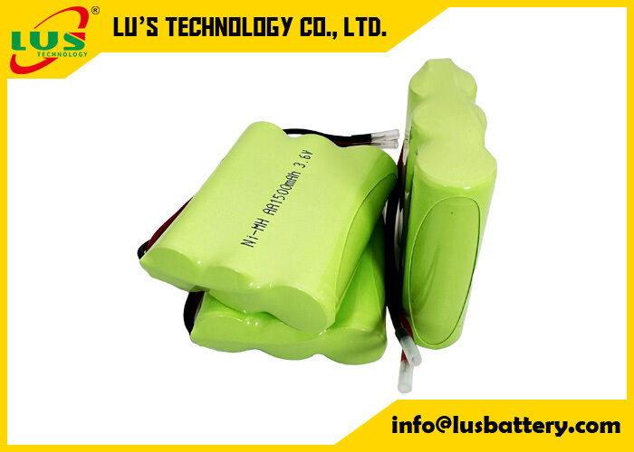 3.6volt 1500mah oplaadbare batterij AA maat NIMH batterijpakket 3.6V op maat
