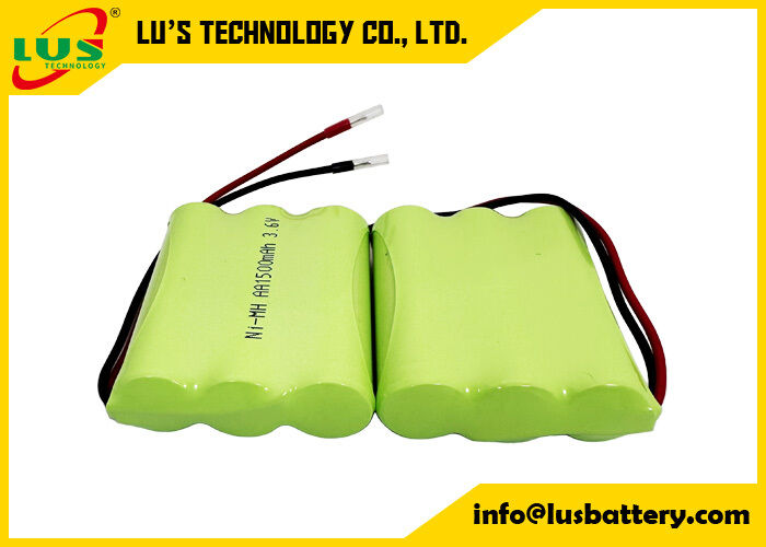 3.6volt 1500mah oplaadbare batterij AA maat NIMH batterijpakket 3.6V op maat