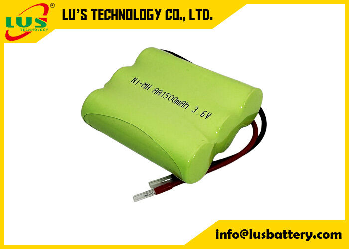 3.6volt 1500mah oplaadbare batterij AA maat NIMH batterijpakket 3.6V op maat