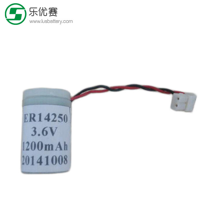Multifunctie 1/2 de Primaire Cel van aa ER14250M Disposable Lithium Battery 3.6V 0.75ah 750mah 3.6v