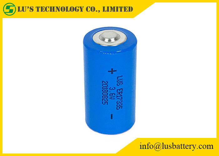 Nut het Meten Lithiumthionyl de Opslag ER17335 1900mah 3.6V van de Chloridecel 30C