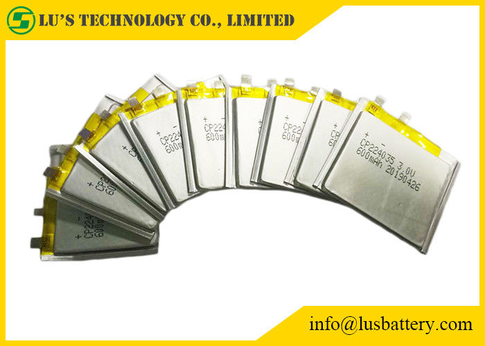 550mah de ultra Slanke Batterij CP224035 3.0V verdunt Lithiumbatterij voor Alarmsystemen