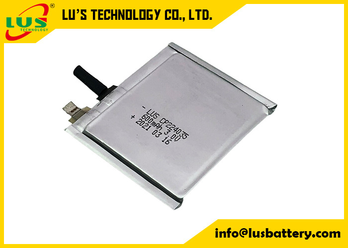 Zachte het Pakbatterij 3.0V 600mah CP224035 van het lithiummangaan voor het Roepen van Merkteken