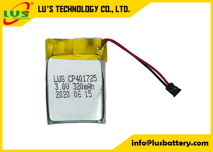 de Batterijcel van 3V 320mah Limno2 met Dradenschakelaar voor de Opzettende Toepassing Smart Card van PCB